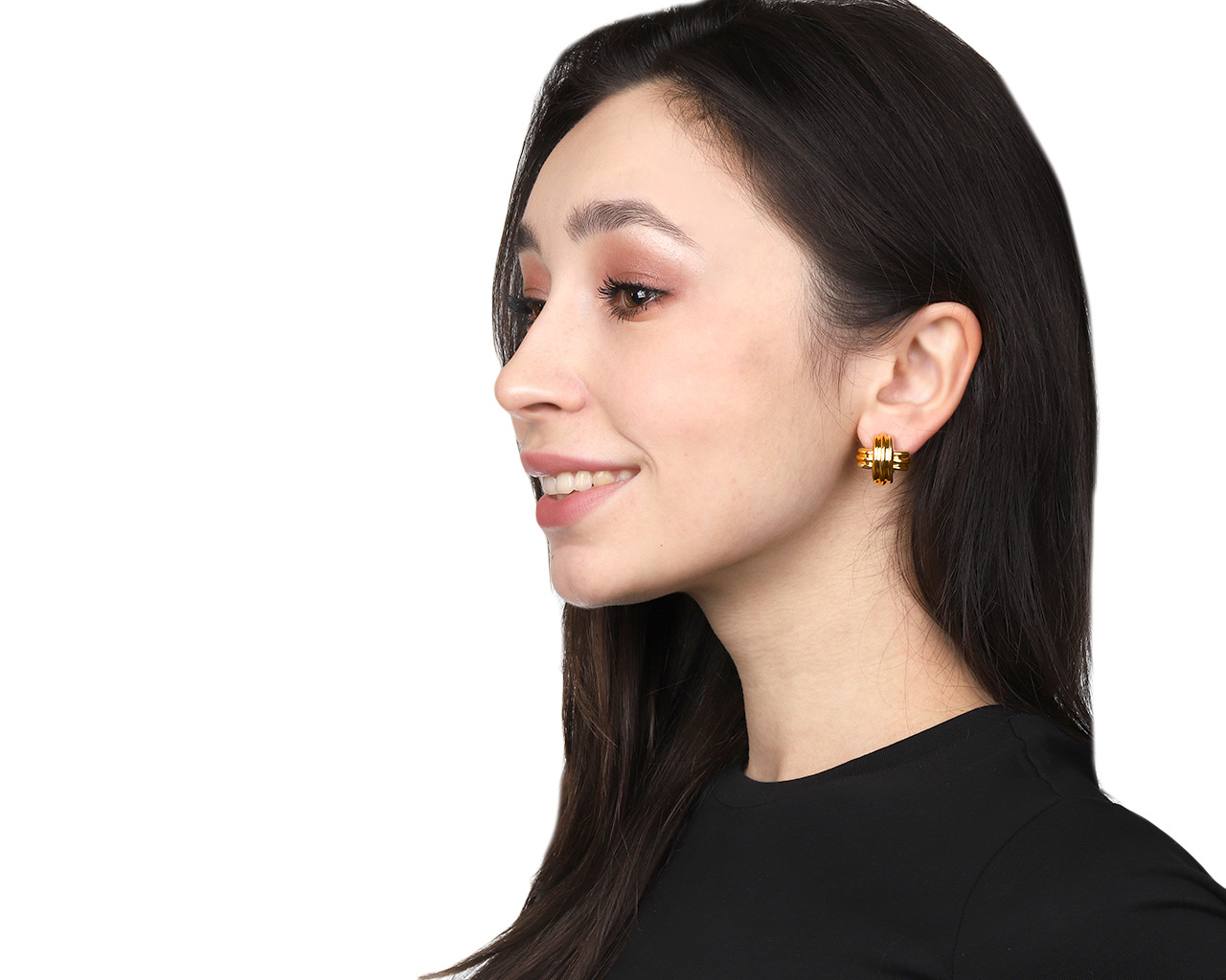 Оригинальные золотые серьги Tiffany&Co