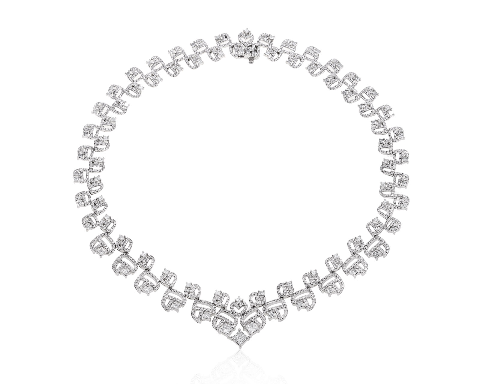 Оригинальное золотое колье с бриллиантами 12.90ct Damiani 070924/1