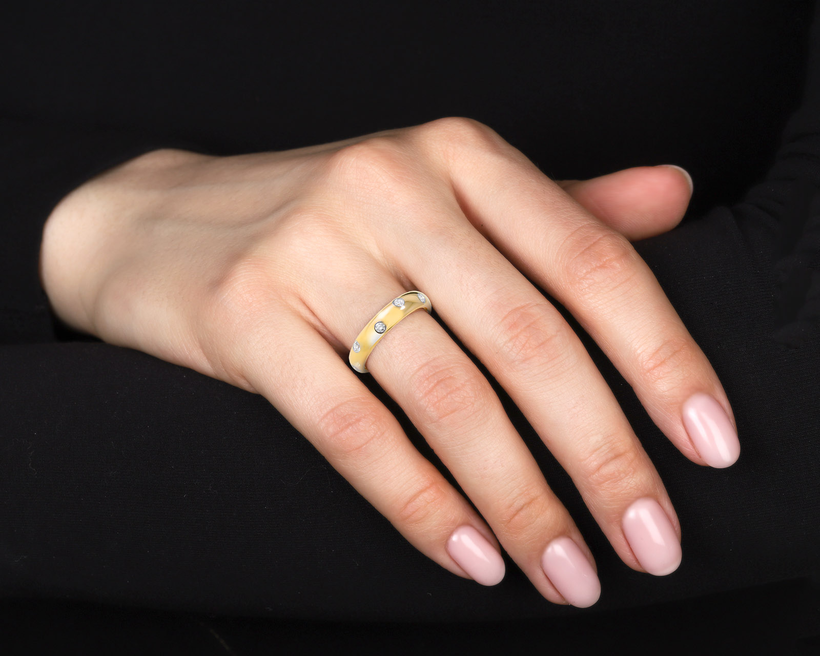 Оригинальное золотое кольцо Tiffany&Co Etoile
