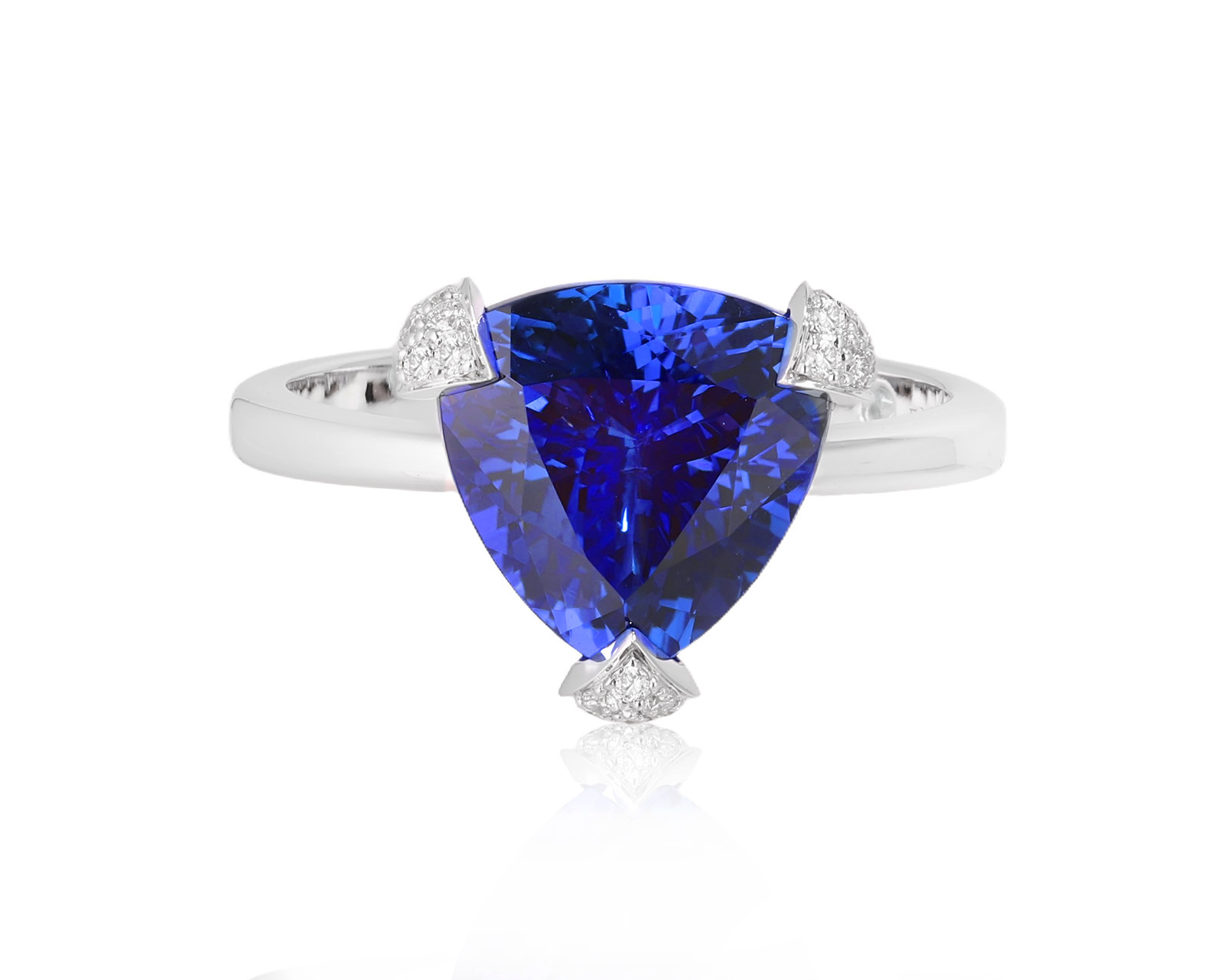 Золотое кольцо с танзанитом 3.94ct Evgeny Matveev