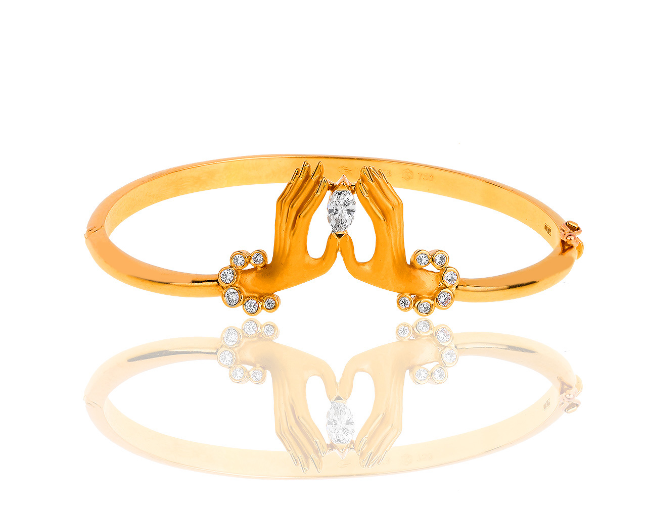 Оригинальный золотой браслет с бриллиантами 0.43ct Carrera y Carrera 070818/5