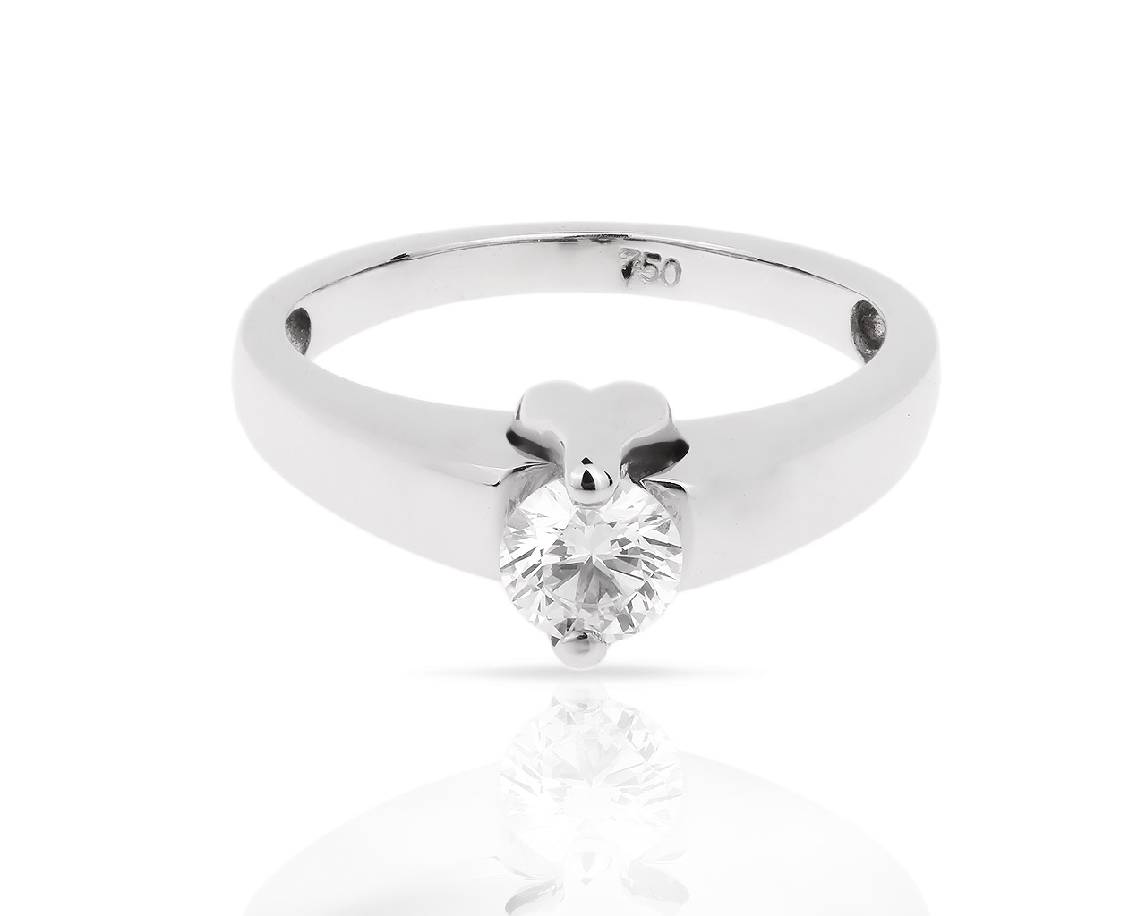 Золотое кольцо с бриллиантом 0.48ct Goldas 150518/8