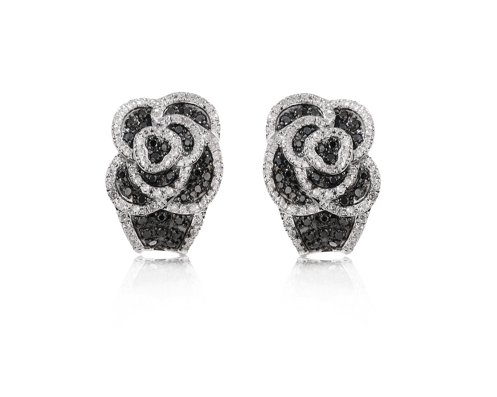 Золотые серьги с бриллиантами 0.83ct 230126/3