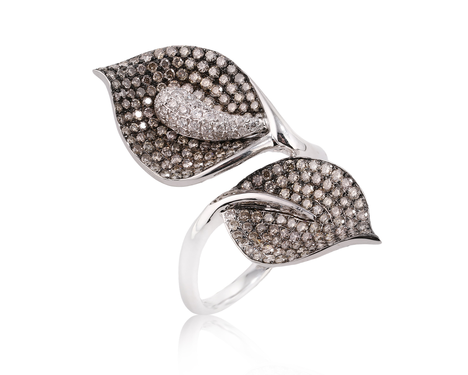 Золотое кольцо с бриллиантами 1.44ct 201025/2