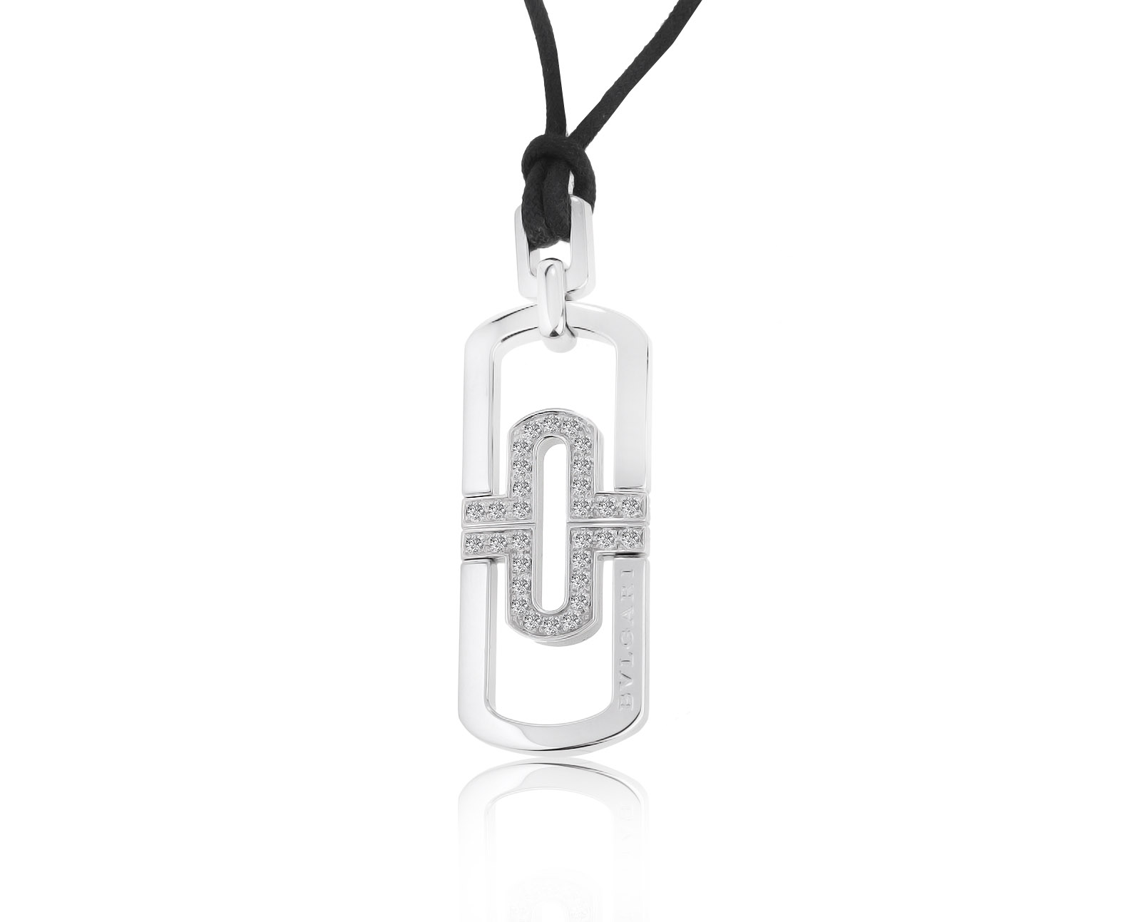 Оригинальный золотой кулон с бриллиантами 0.97ct Bvlgari Parentesi 050921/4 Оригинальный золотой кулон с бриллиантами 0.97ct Bvlgari Parentesi 050921/4