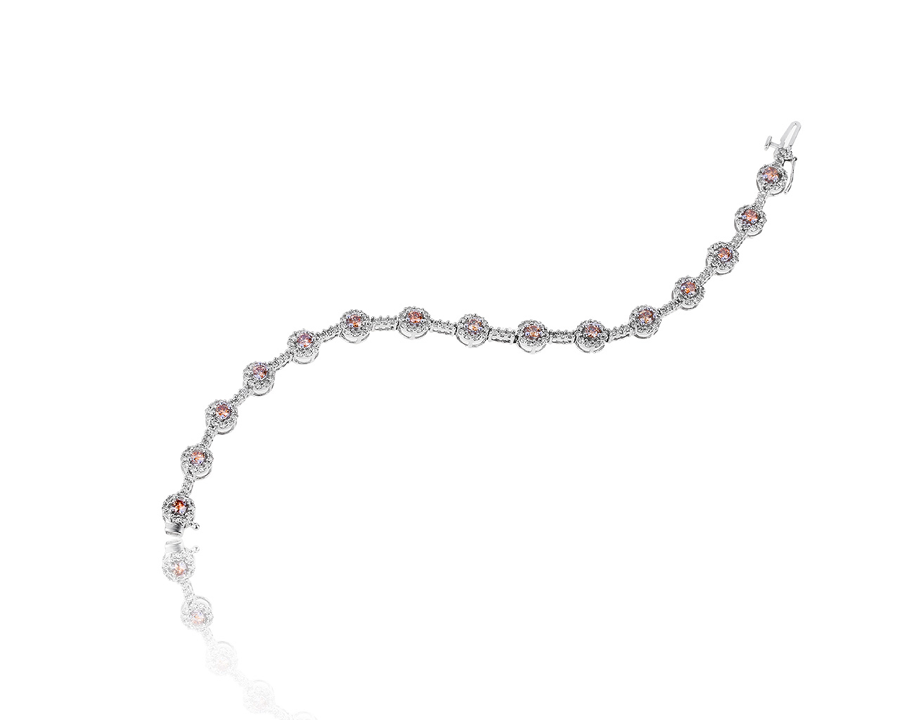 Роскошный золотой браслет с бриллиантами 2.80ct 210519/4