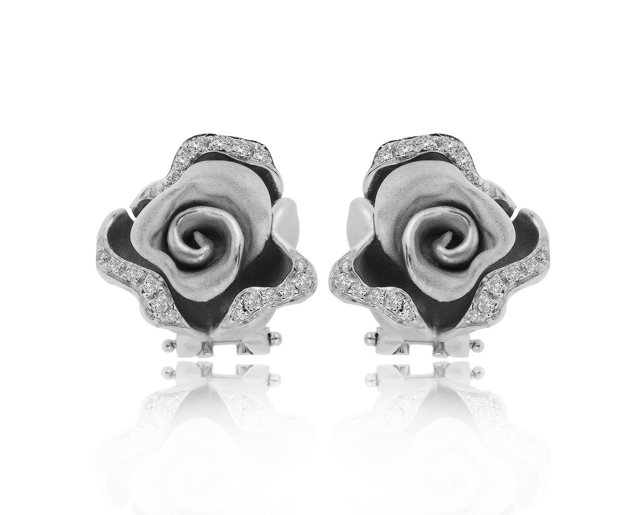 Оригинальные золотые серьги с бриллиантами 0.25ct Annamaria Cammilli 120720/6