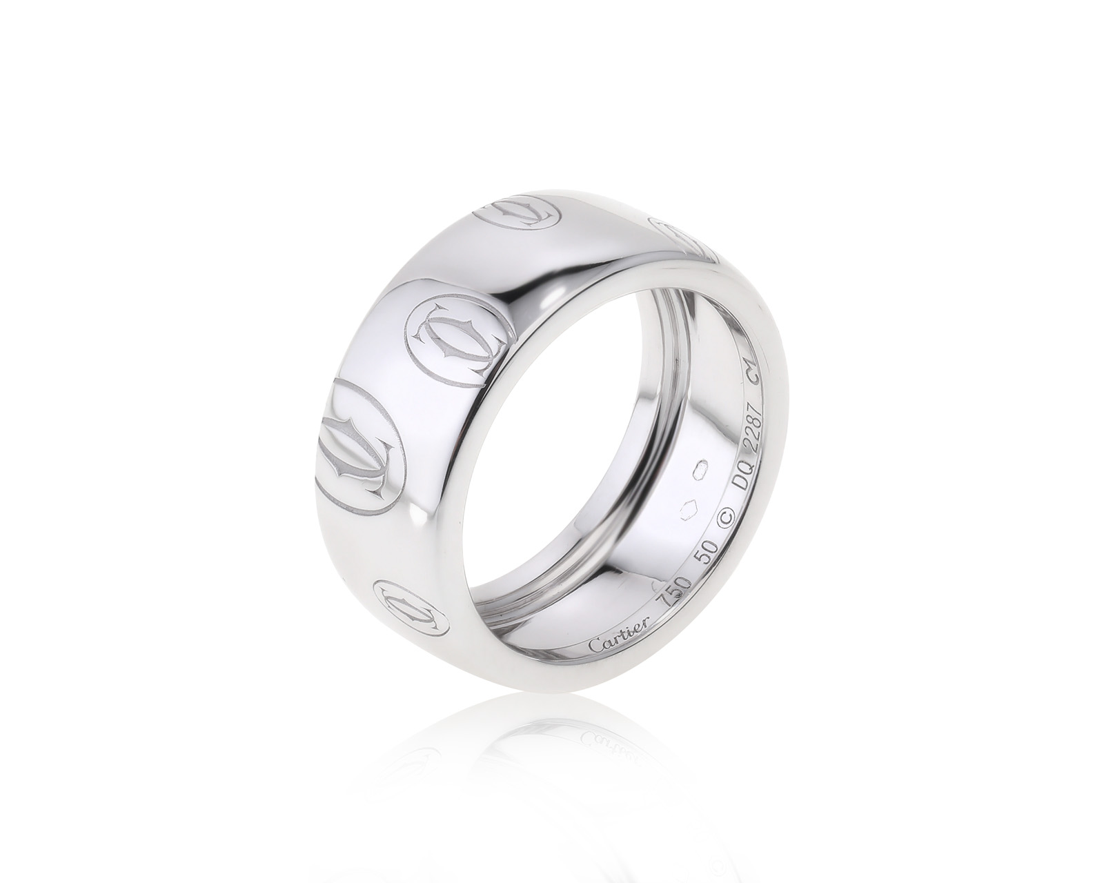 Оригинальное золотое кольцо Cartier Logo de Cartier 250723/2