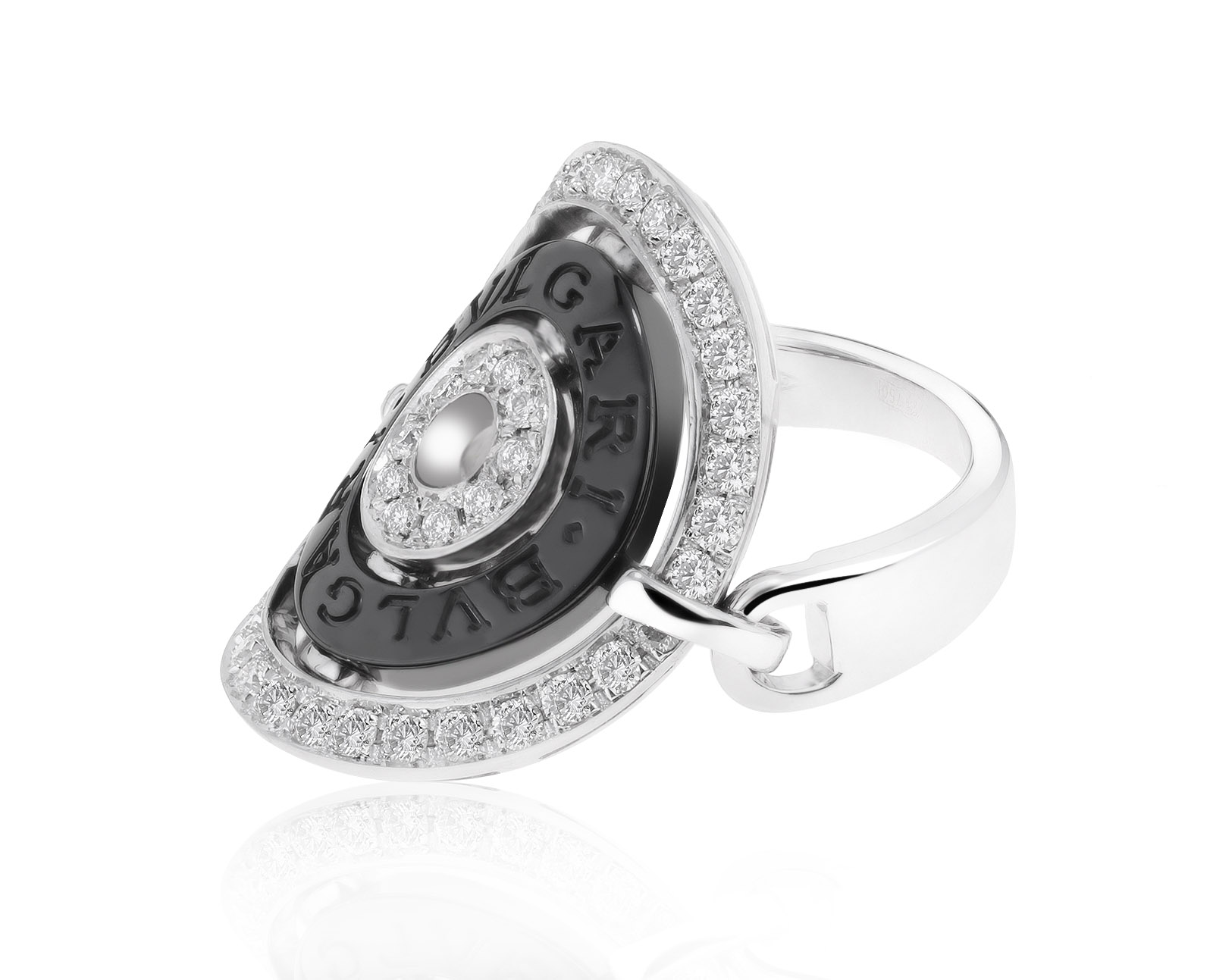 Оригинальное золотое кольцо с бриллиантами 0.60ct Bvlgari Astrale Cerchi 110921/2 Оригинальное золотое кольцо с бриллиантами 0.60ct Bvlgari Astrale Cerchi 110921/2