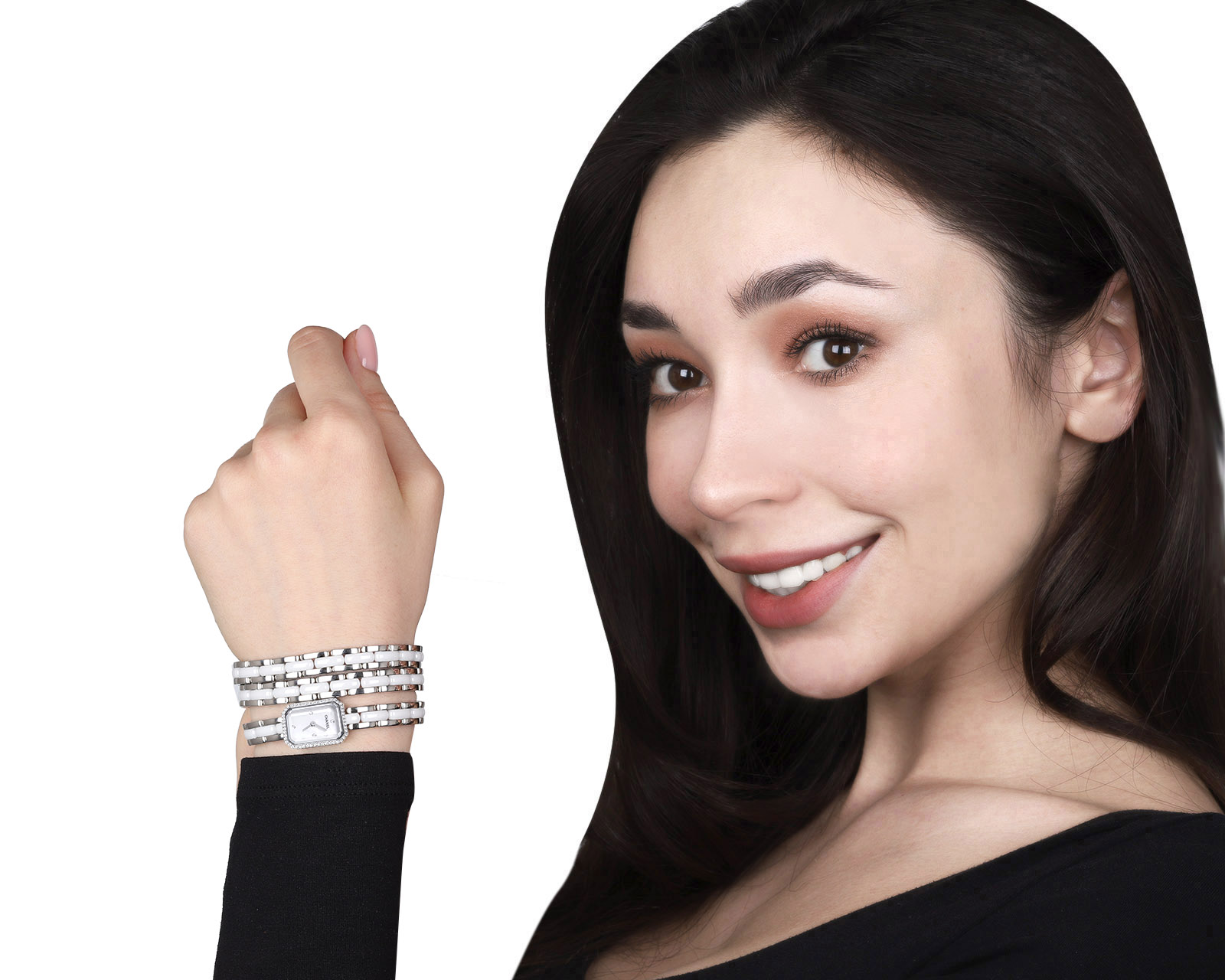 Оригинальные стальные часы Chanel Premiere