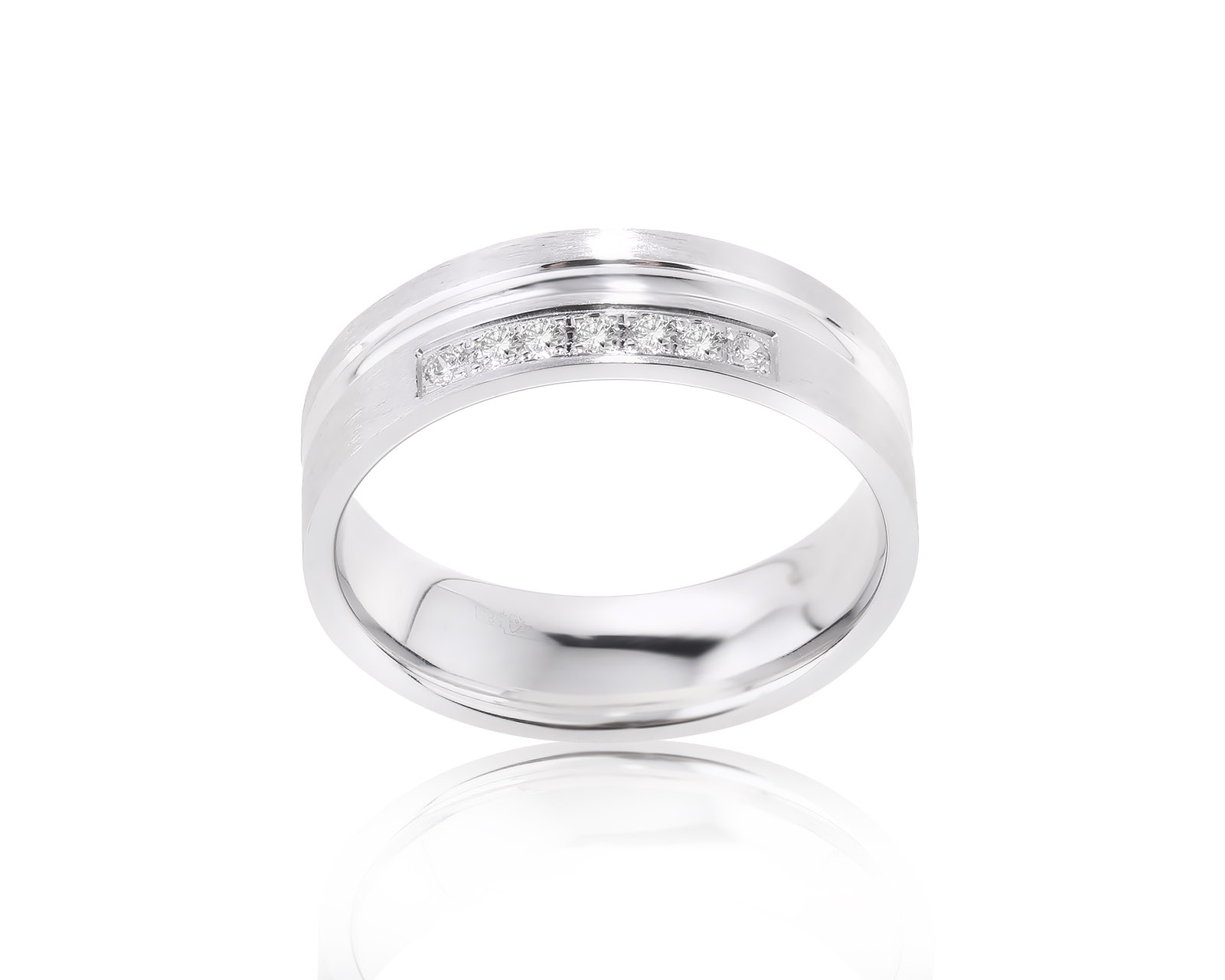 Оригинальное золотое кольцо с бриллиантами 0.10ct Roberto Bravo 060323/1