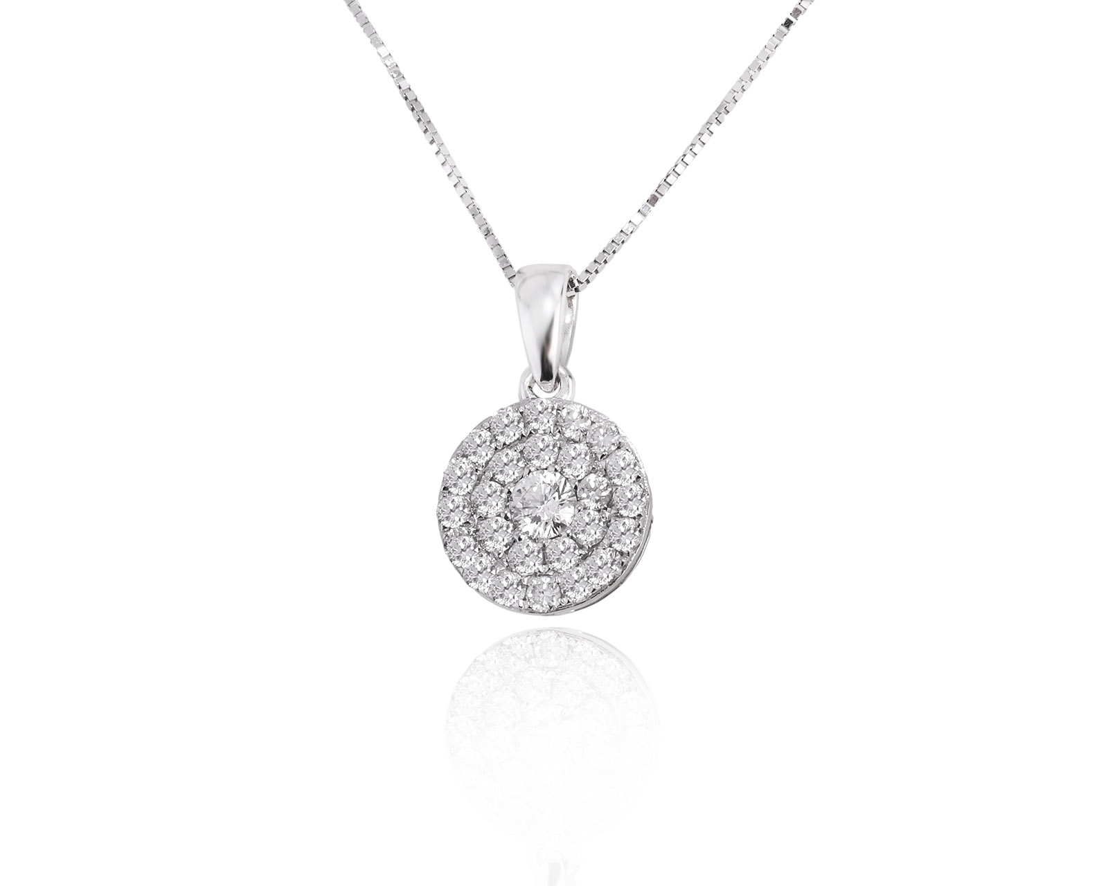 Золотой кулон с бриллиантами 0.40ct 260724/19