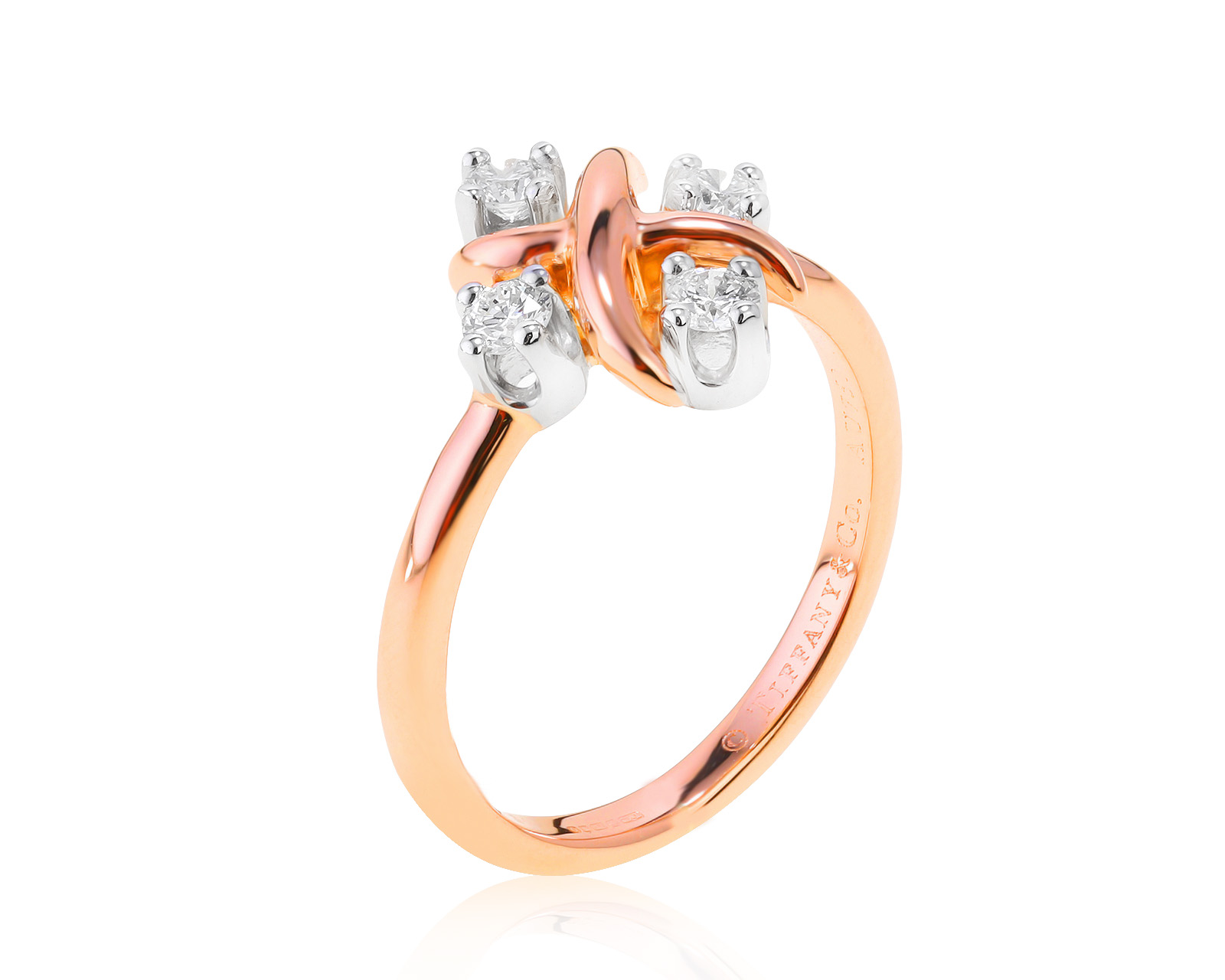 Оригинальное золотое кольцо Tiffany&Co Schlumberger 281021/8 Оригинальное золотое кольцо Tiffany&Co Schlumberger 281021/8