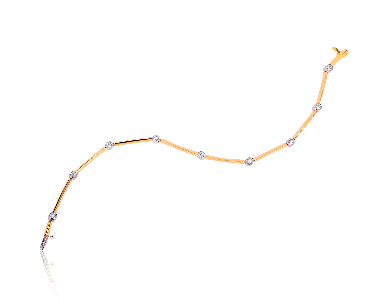 Оригинальный золотой браслет с бриллиантами 0.56ct Tiffany&Co 280820/1