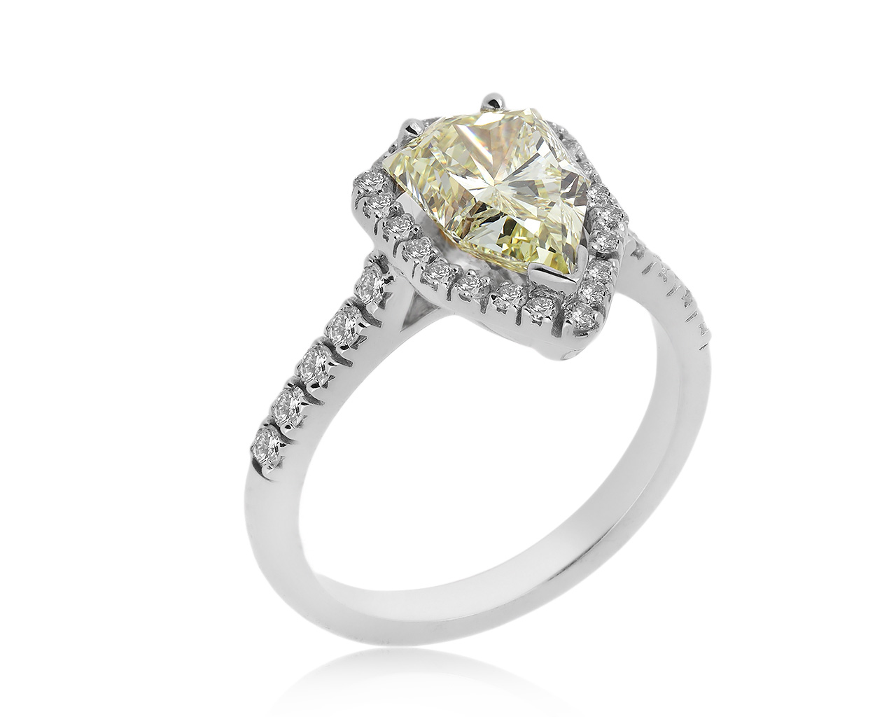 Шикарное золотое кольцо с бриллиантами 2.46ct 090720/2