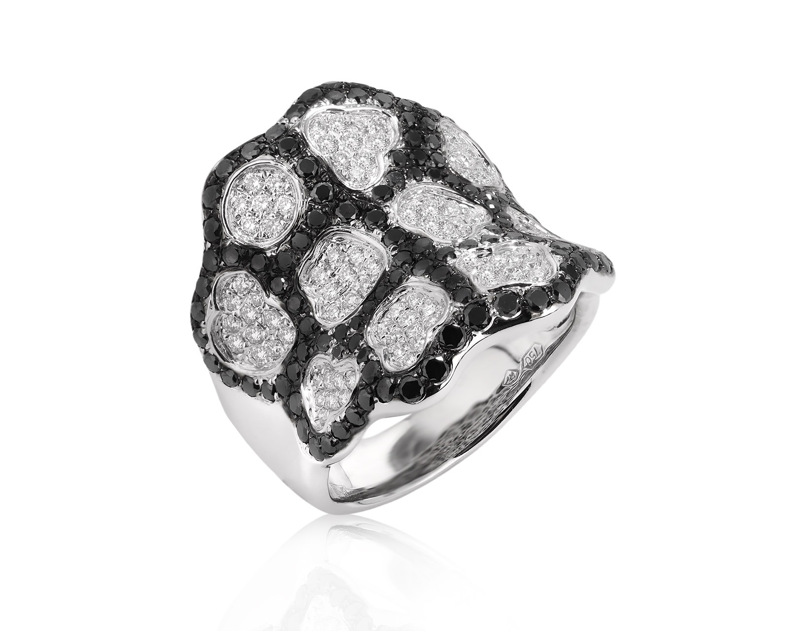 Золотое кольцо с бриллиантами 1.52ct 120226/1