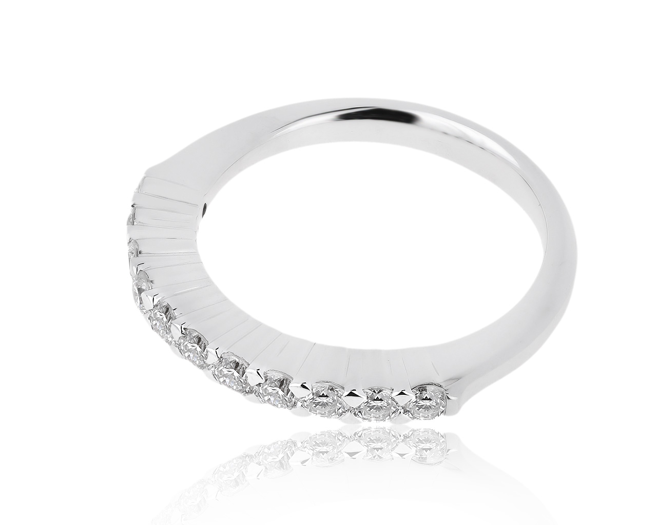 Солидное золотое кольцо с бриллиантами 0.50ct