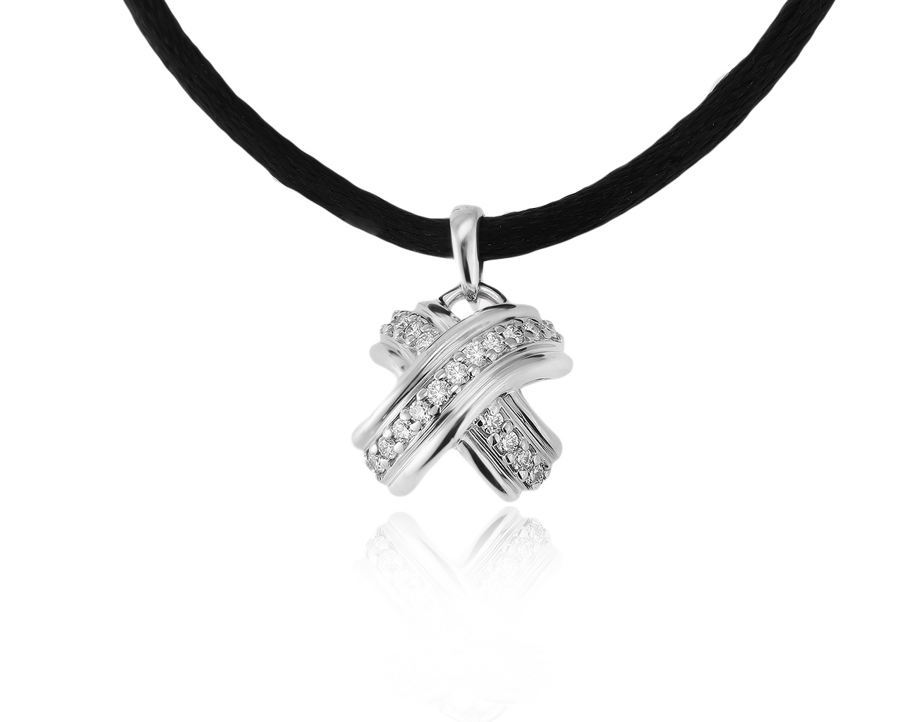 Оригинальный золотой кулон с бриллиантами 0.18ct Tiffany&Co 101220/3