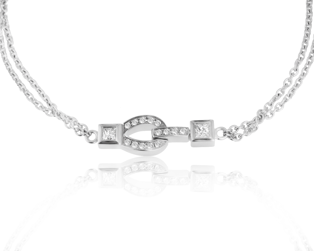 Оригинальный золотой браслет с бриллиантами 0.25ct Breguet Le Petit Trianon