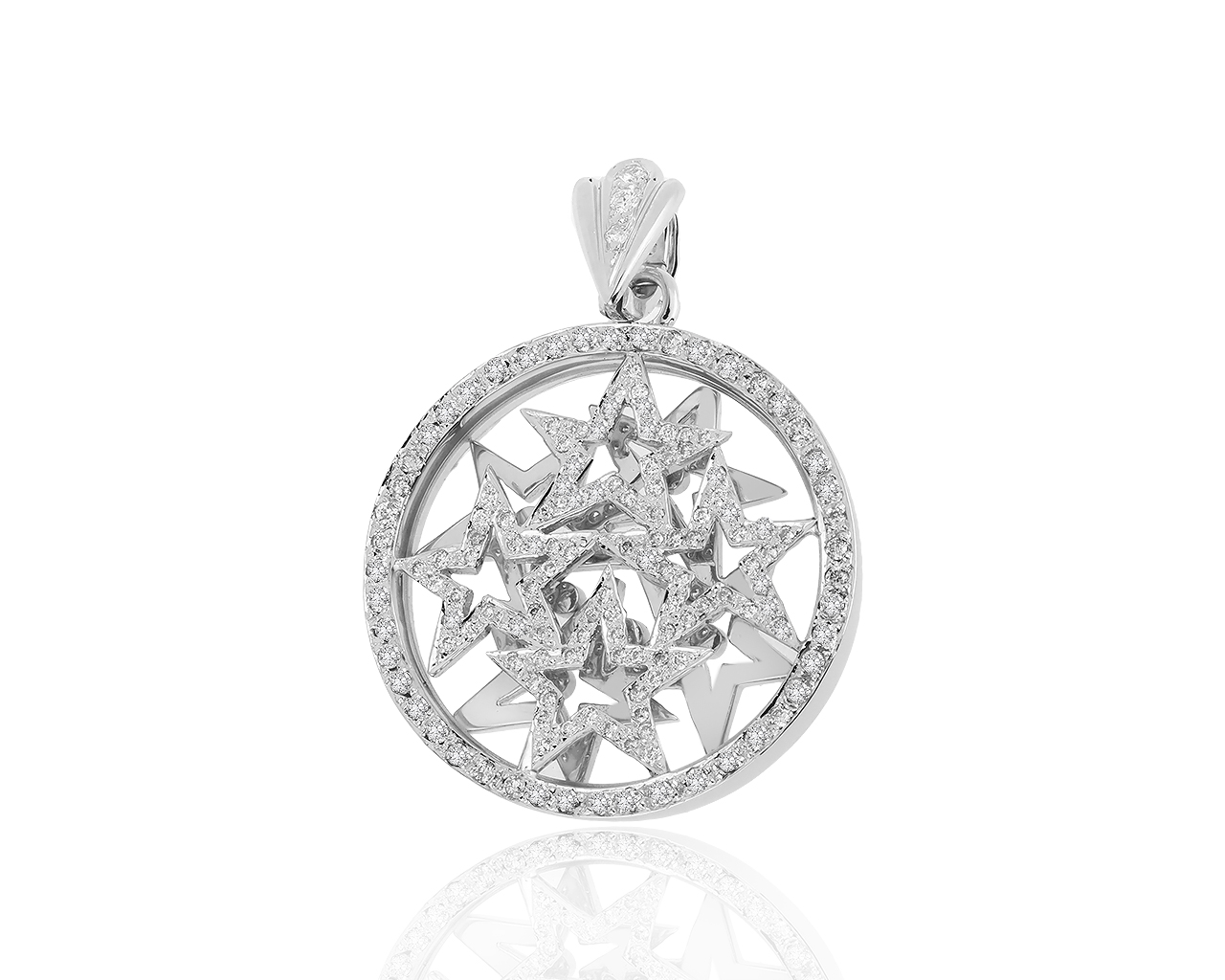 Превосходный золотой кулон с бриллиантами 0.97ct 250818/9