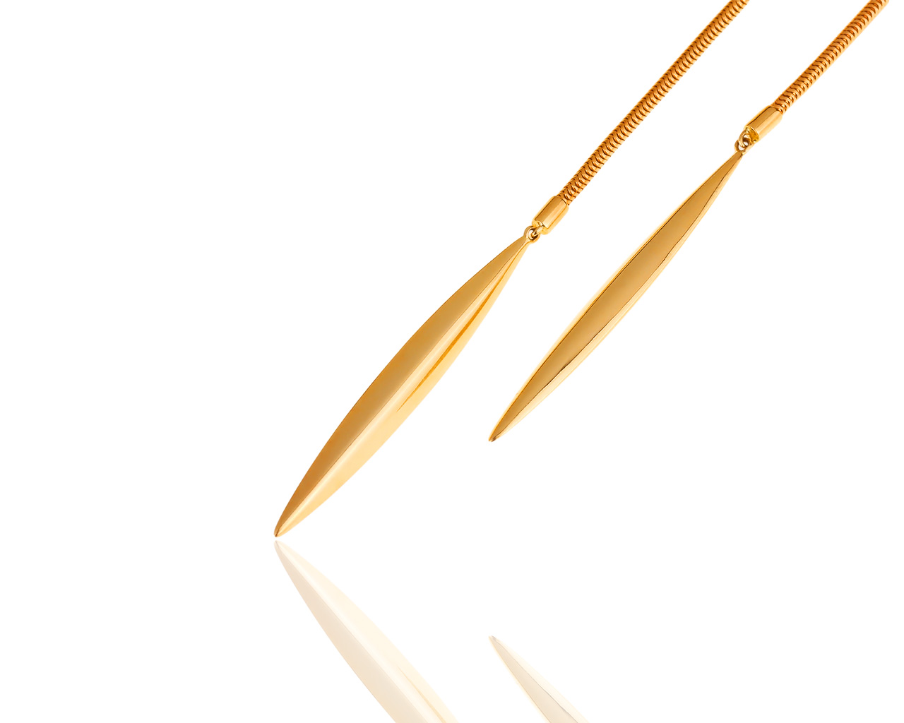 Модное золотое колье Tiffany&Co 261217/23