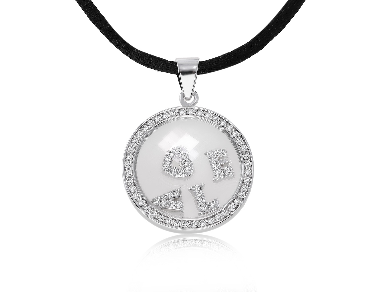 Модный золотой кулон с бриллиантами 0.55ct 251020/5
