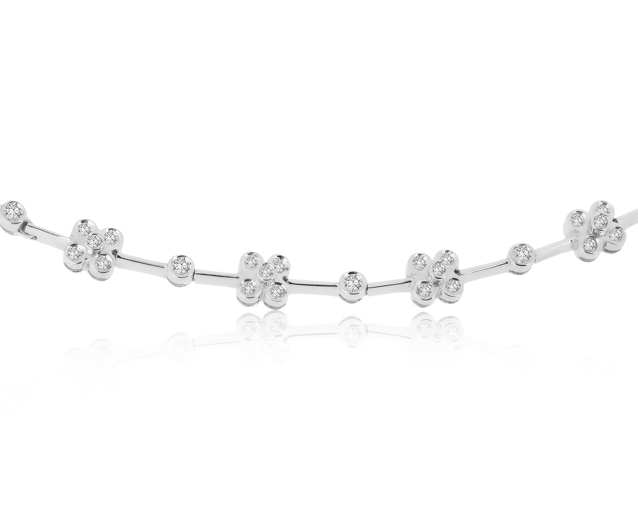 Оригинальное золотое колье с бриллиантами 1.63ct Gianni Lazzaro 021120/3