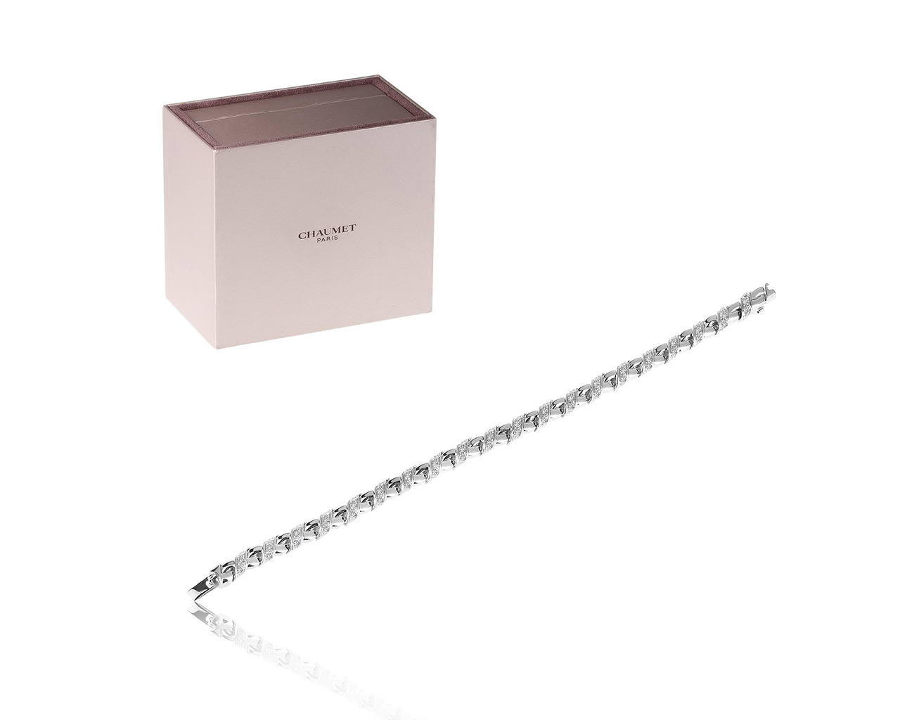 Оригинальный золотой браслет с бриллиантами 1.05ct Chaumet