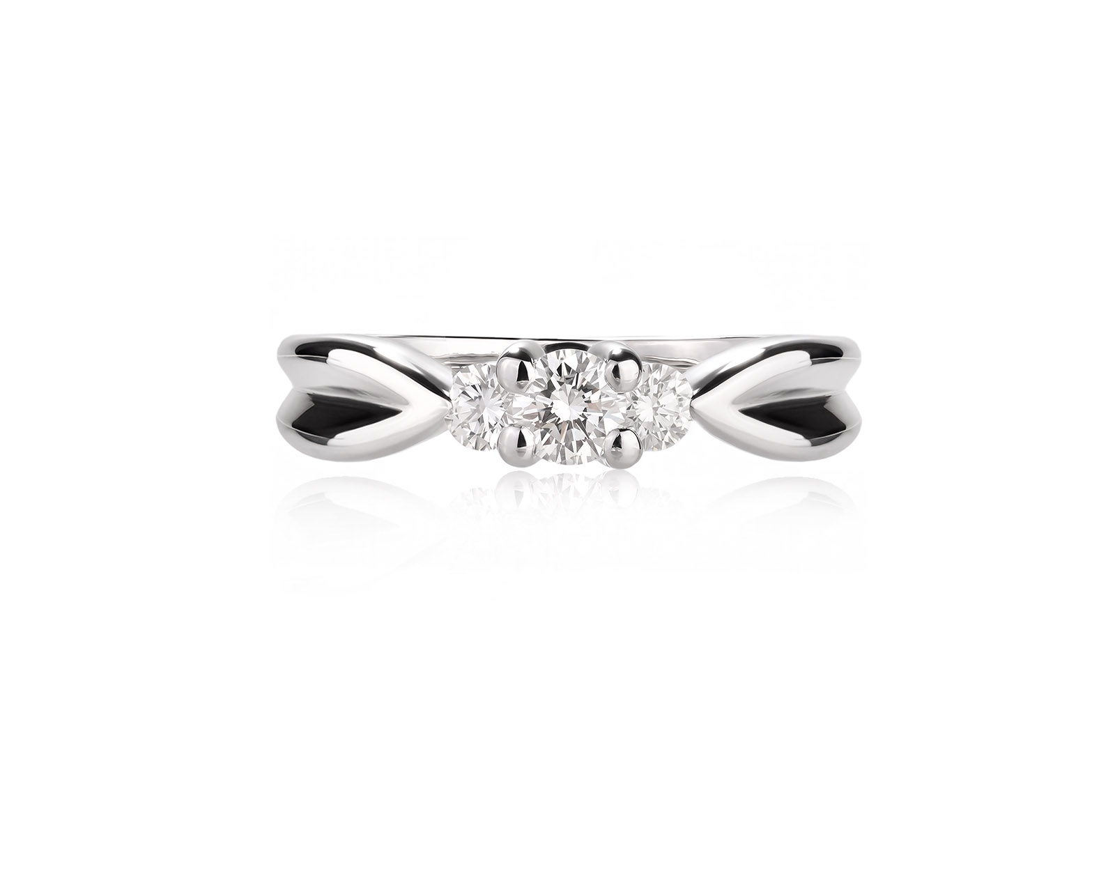 Золотое кольцо с бриллиантами 0.27ct