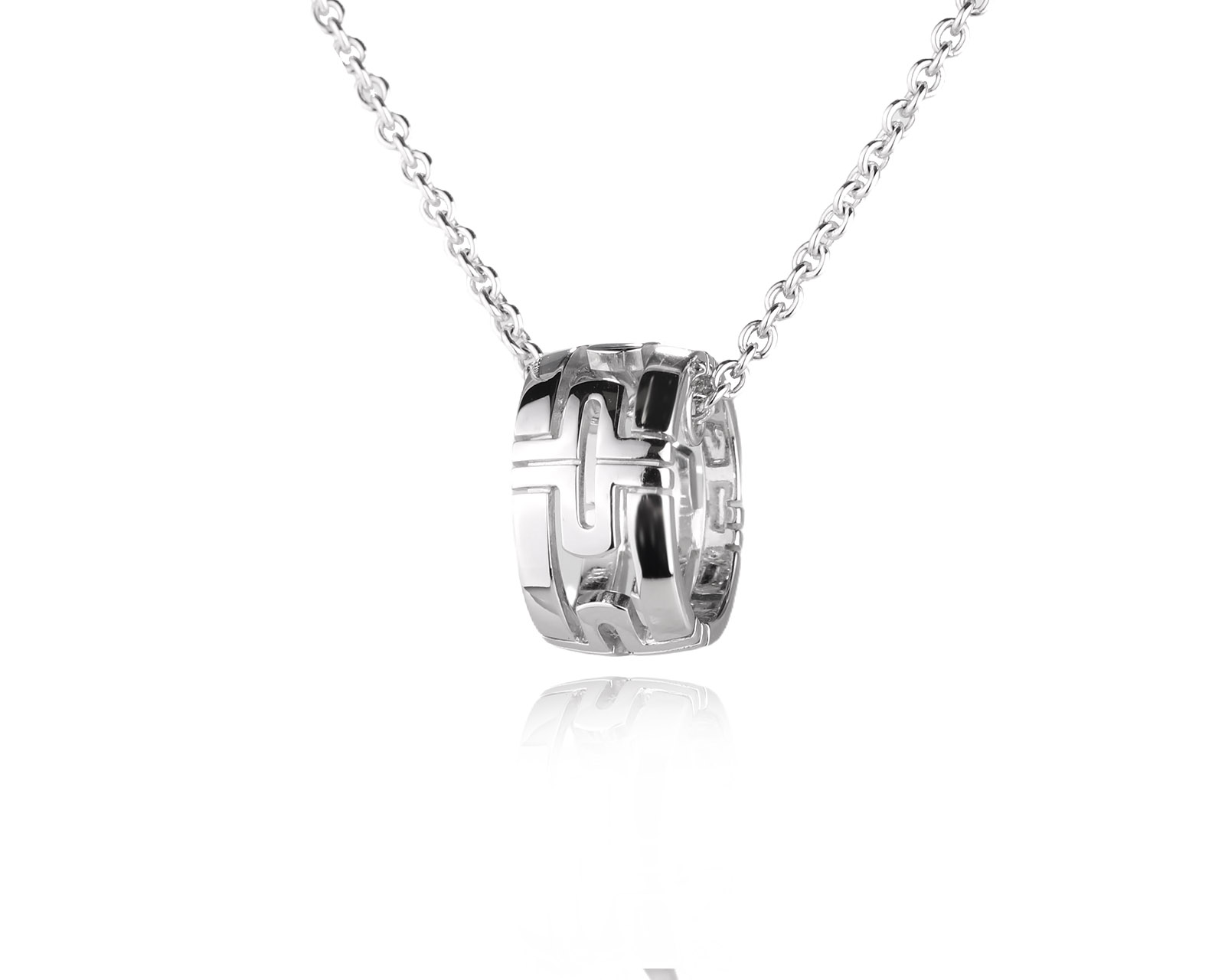 Оригинальное золотое колье Bvlgari Parentesi 090726/3