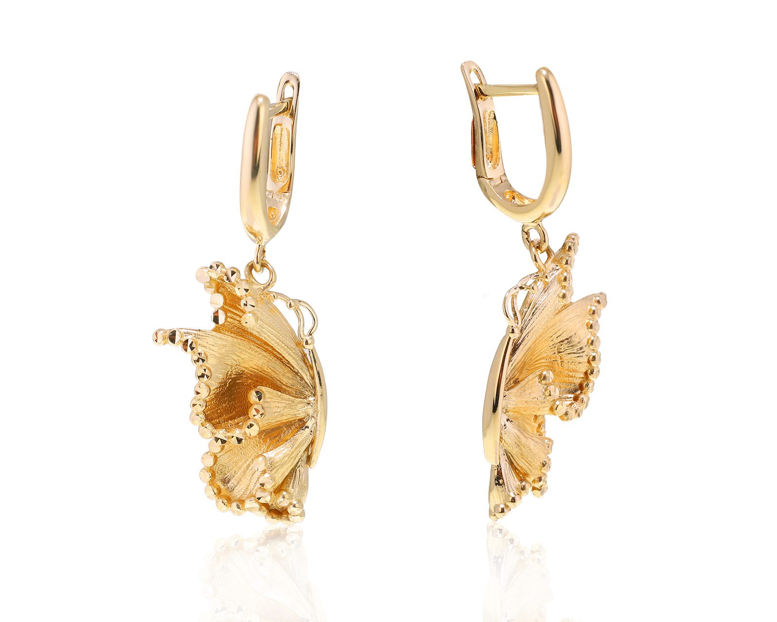 Оригинальные золотые серьги Roberto Bravo 200324/15