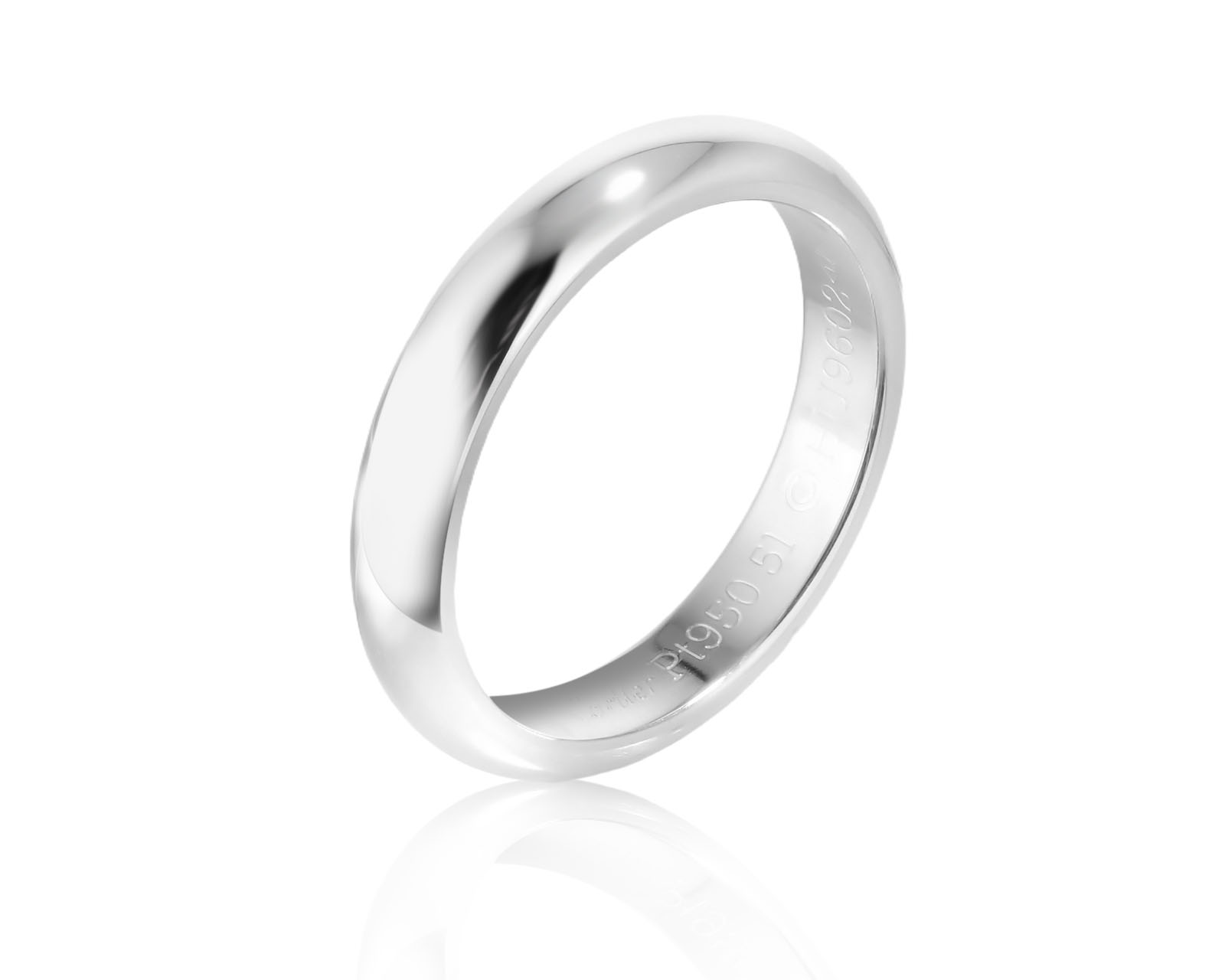 Оригинальное платиновое кольцо Cartier 1985 050226/1