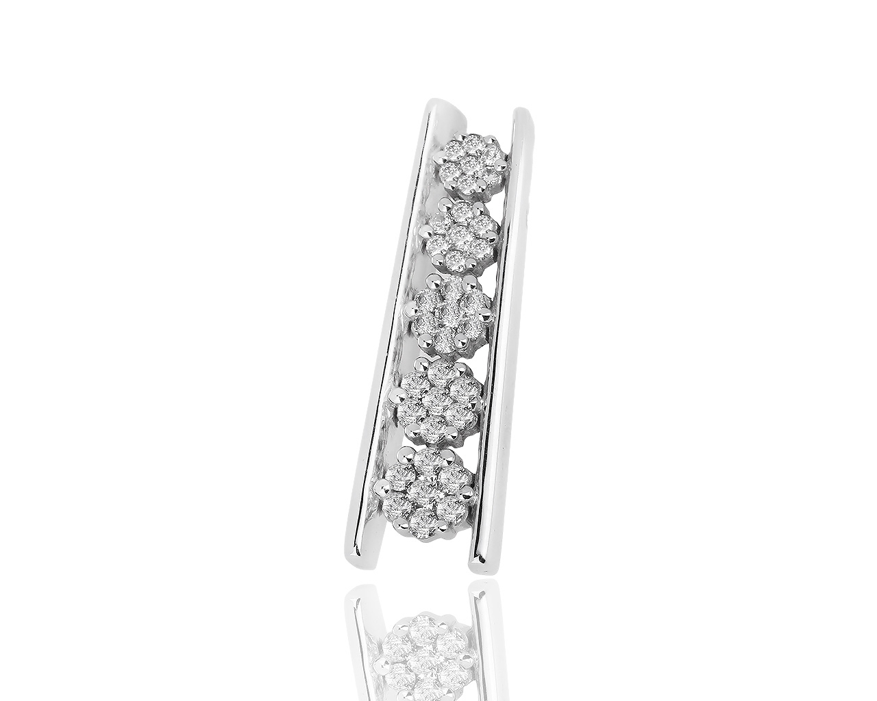 Прелестная золотая подвеска с бриллиантами 0.45ct 260318/15