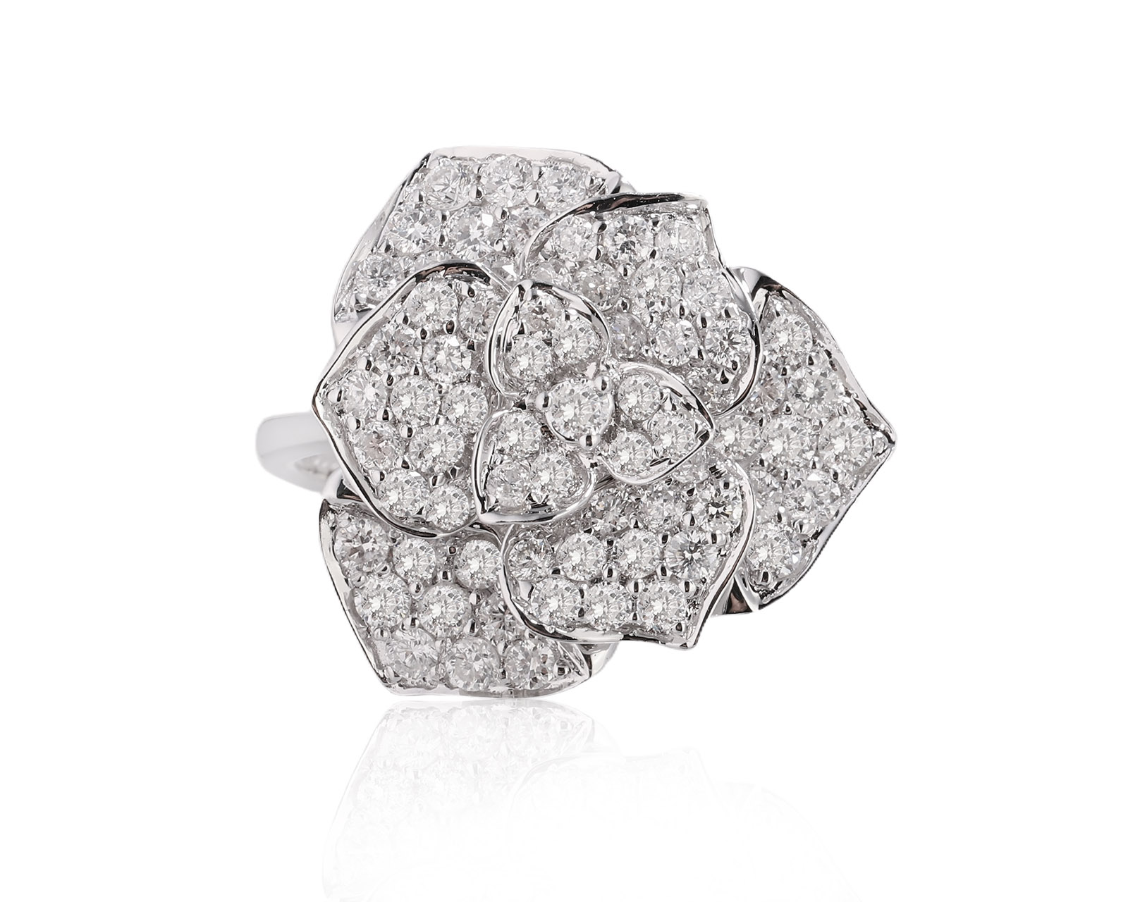 Золотое кольцо с бриллиантами 0.96ct