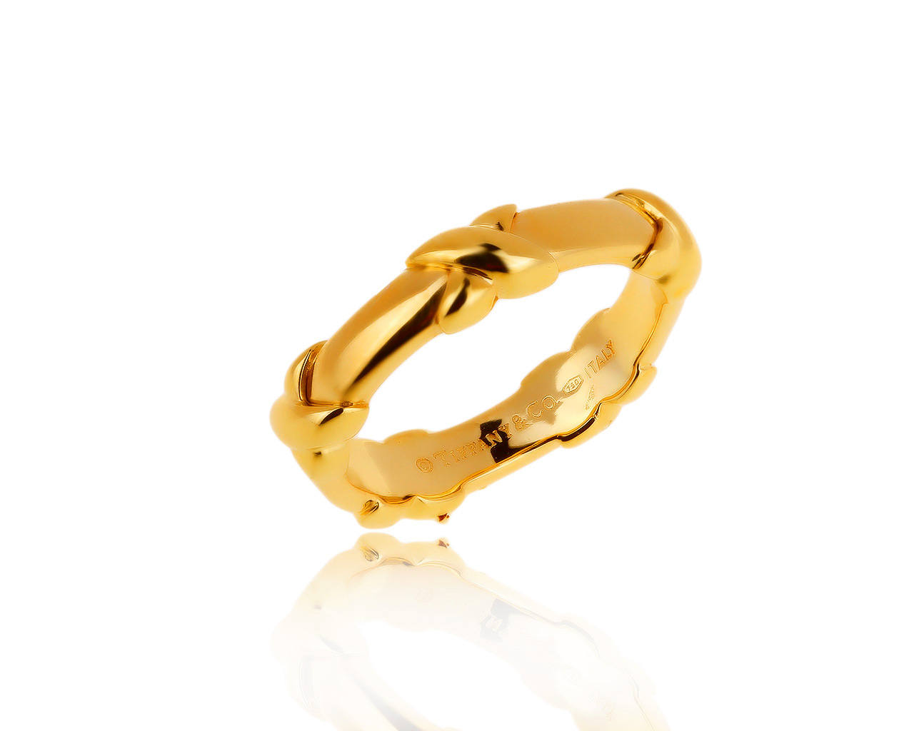 Оригинальное золотое кольцо Tiffany&Co