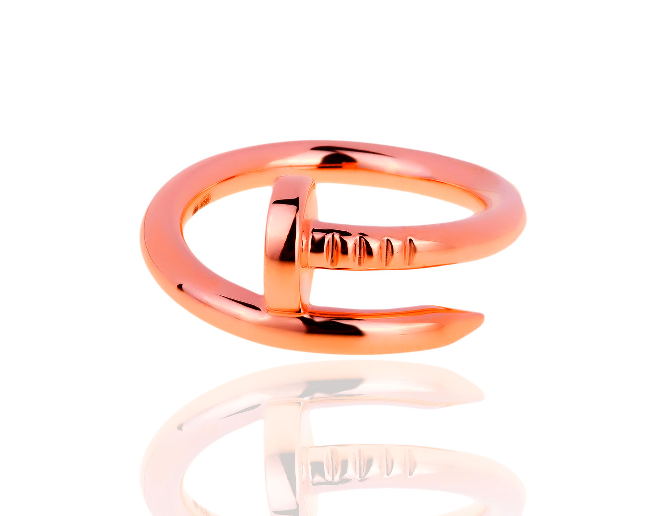 Прекрасное золотое кольцо Cartier Juste Un Clou 100419/10