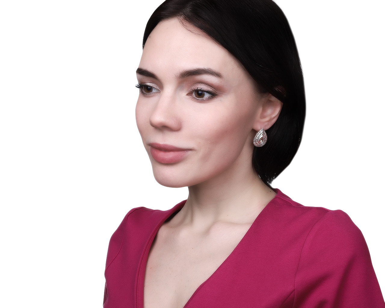 Изумительные золотые серьги с бриллиантами 1.92ct