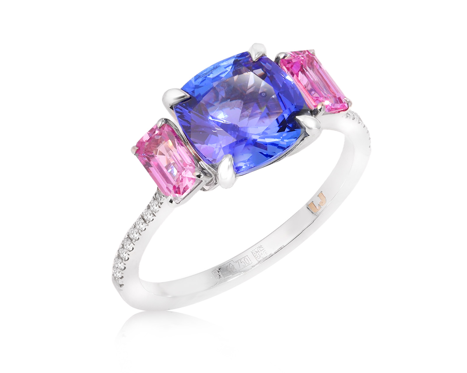 Оригинальное золотое кольцо с танзанитом 2.22ct Lykov`s Jewellery 061125/КМ214