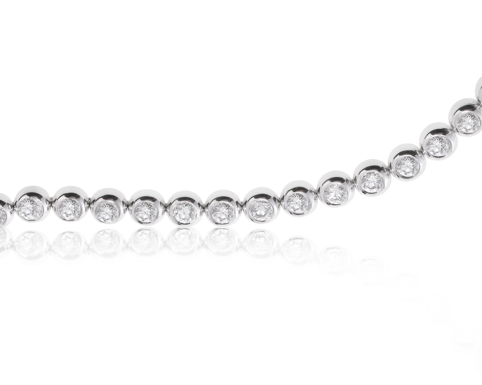 Золотой браслет с бриллиантами 3.32ct