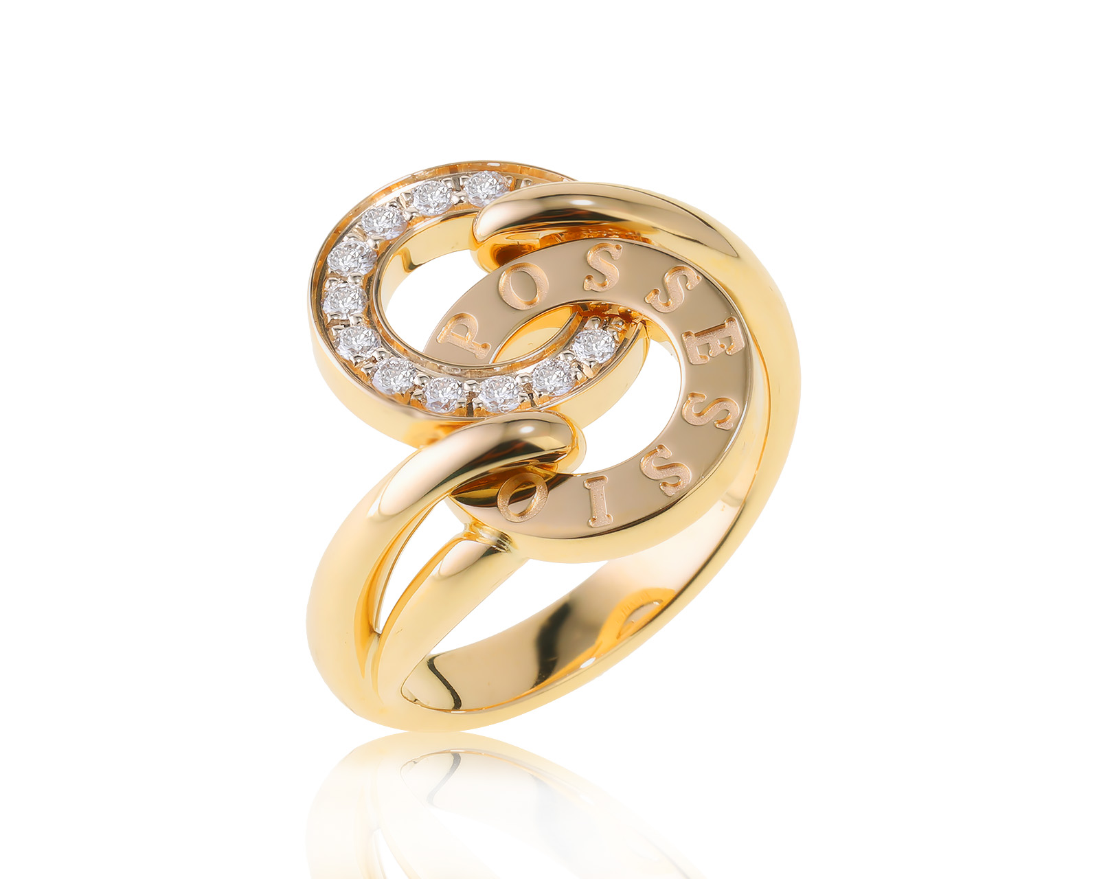 Оригинальное золотое кольцо Piaget Possession 190423/6