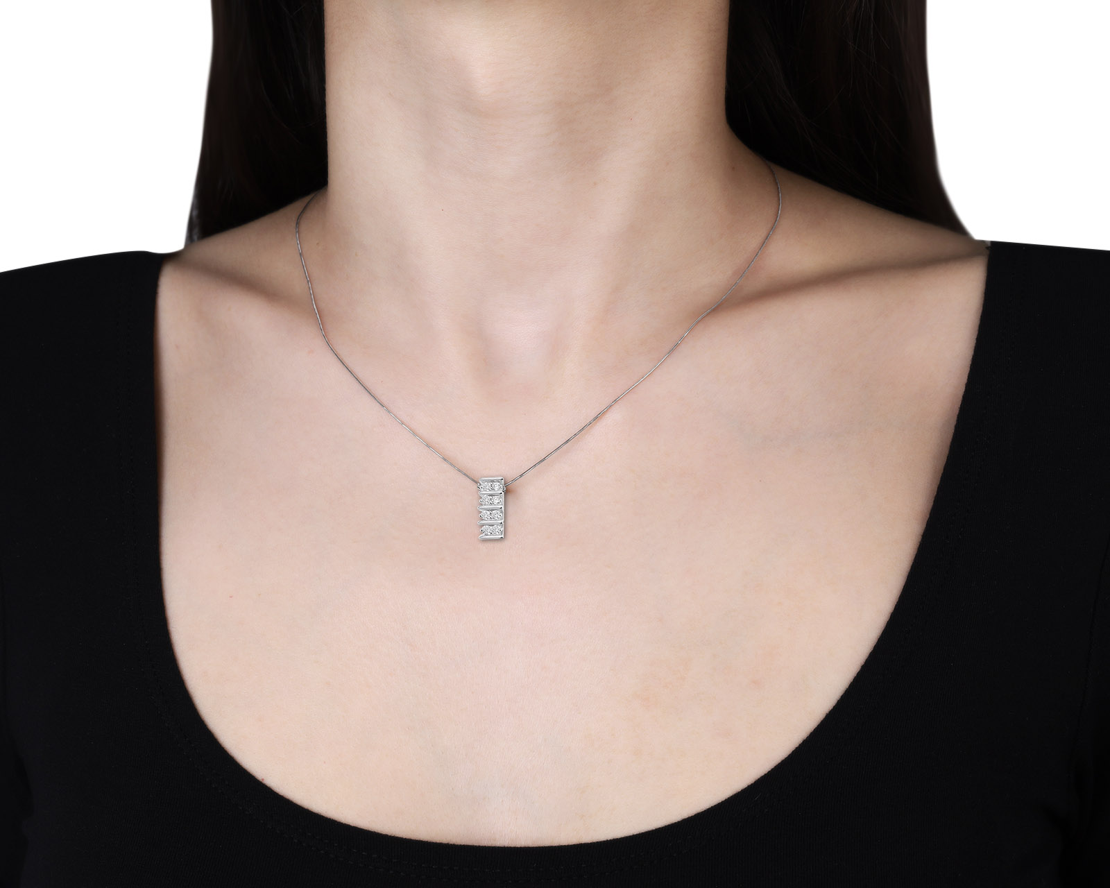 Оригинальный золотой кулон ЭПЛ Якутские бриллианты