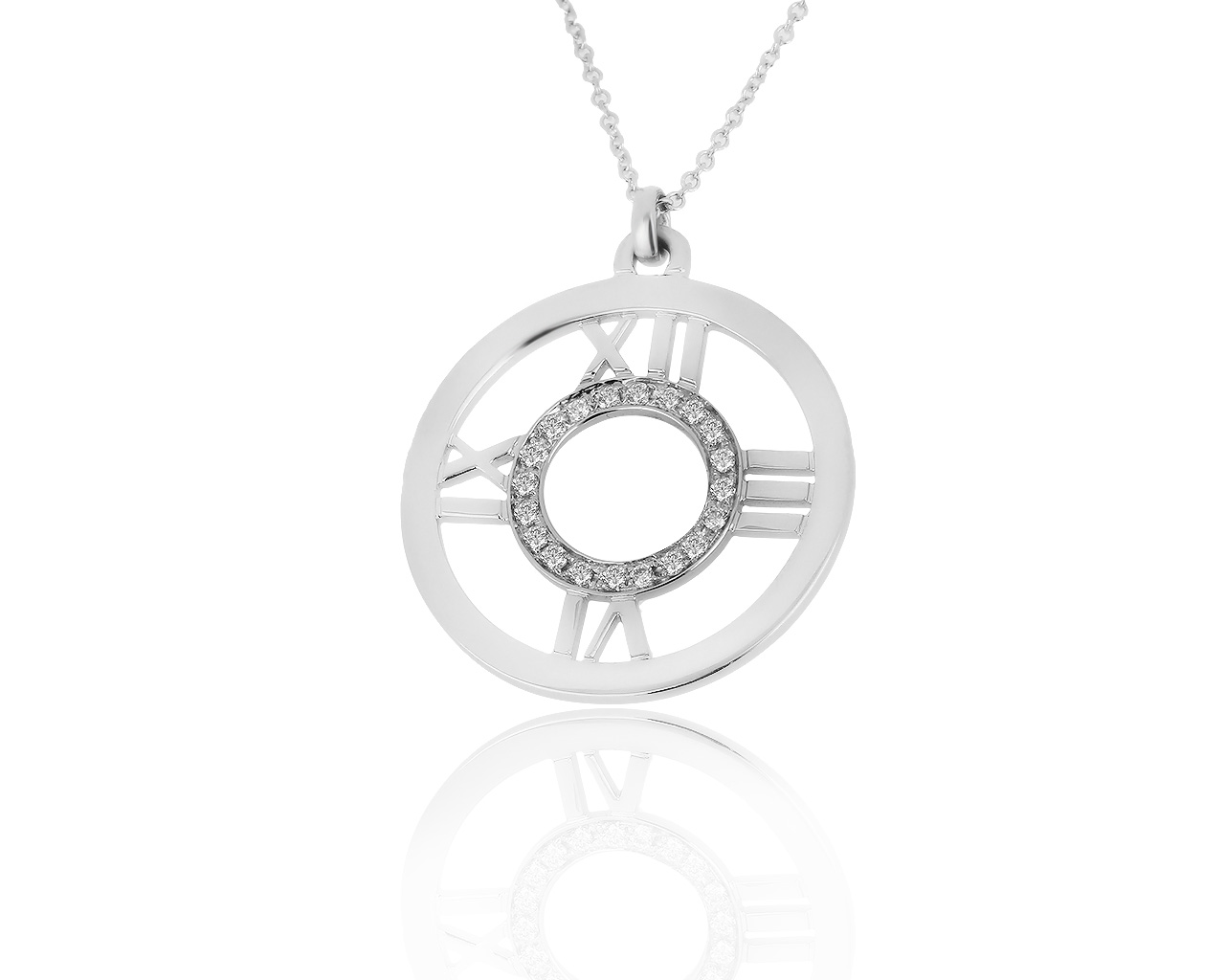 Оригинальный золотой кулон с бриллиантами 0.20ct Tiffany&Co