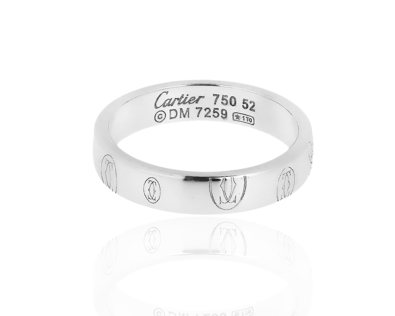 Обручальное золотое кольцо Logo De Cartier 110918/2