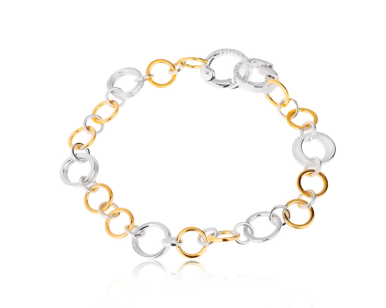 Оригинальный золотой браслет Tiffany&Co 061020/2