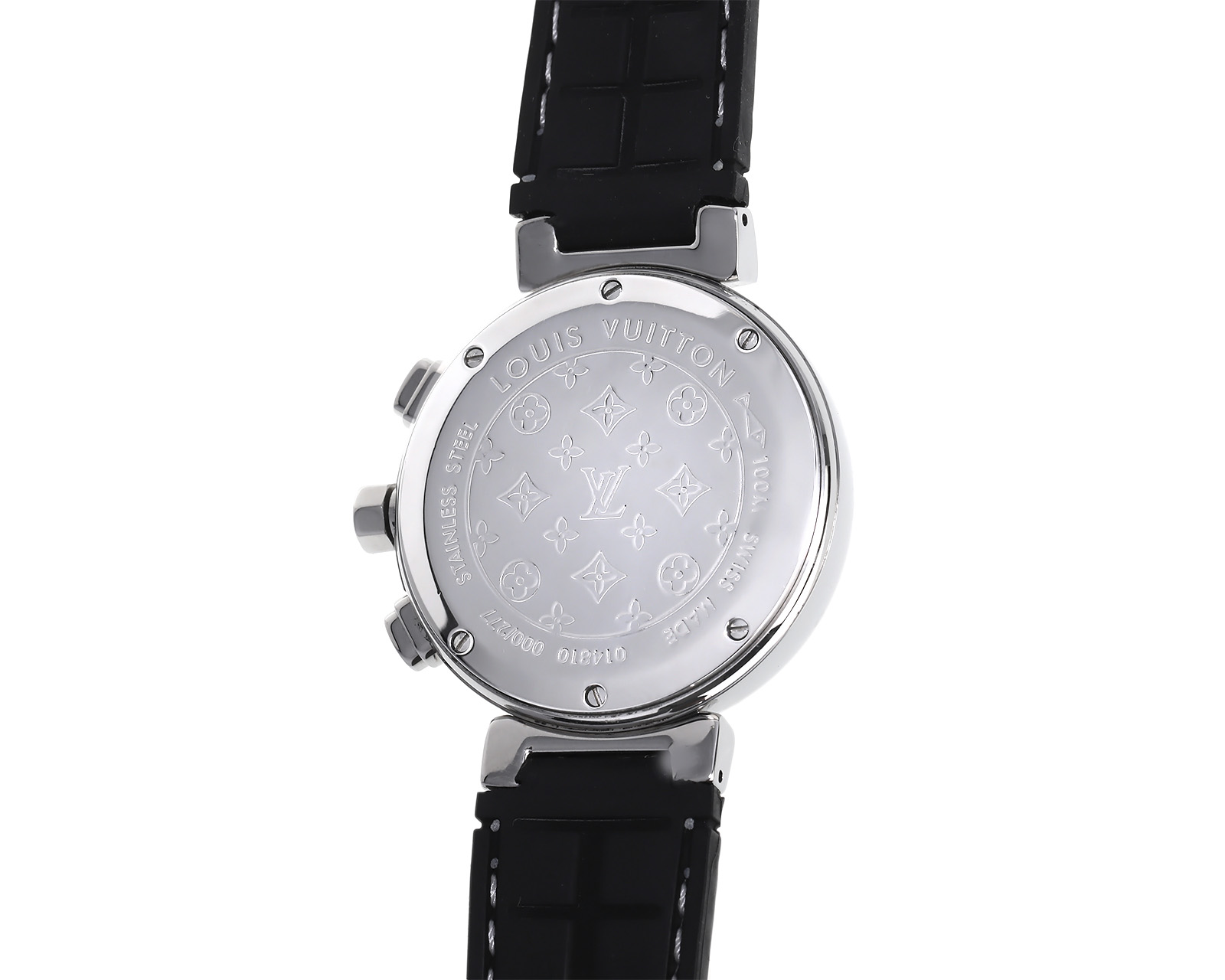 Оригинальные стальные часы Louis Vuitton Tambour