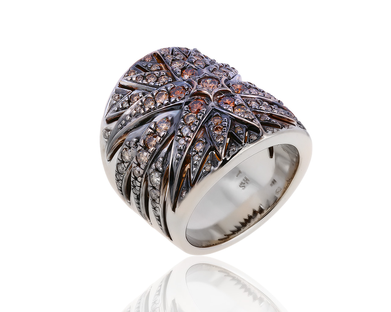 Оригинальное золотое кольцо с бриллиантами 1.59ct H.Stern 140919/4