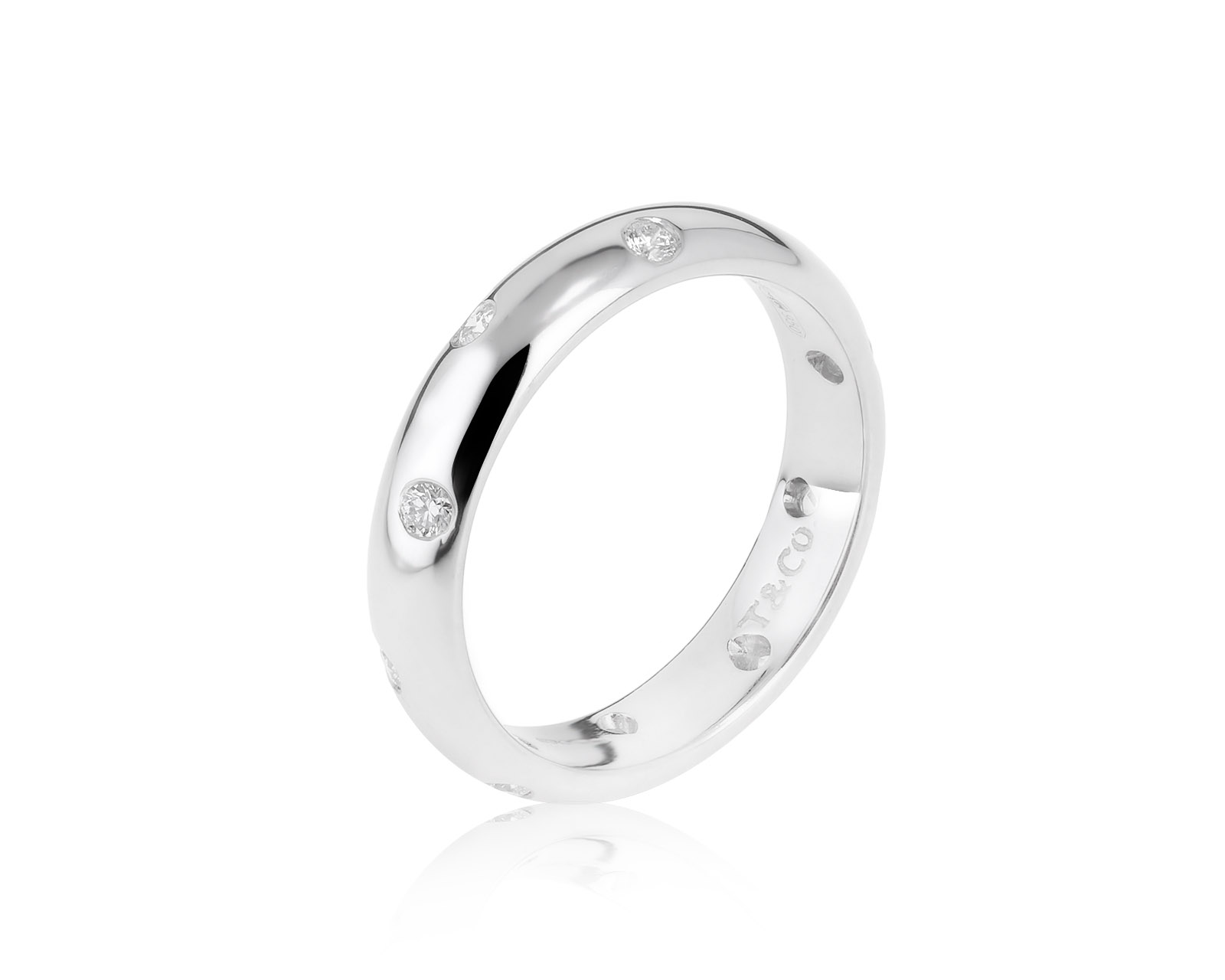 Оригинальное платиновое кольцо Tiffany&Co Etoile 270122/7
