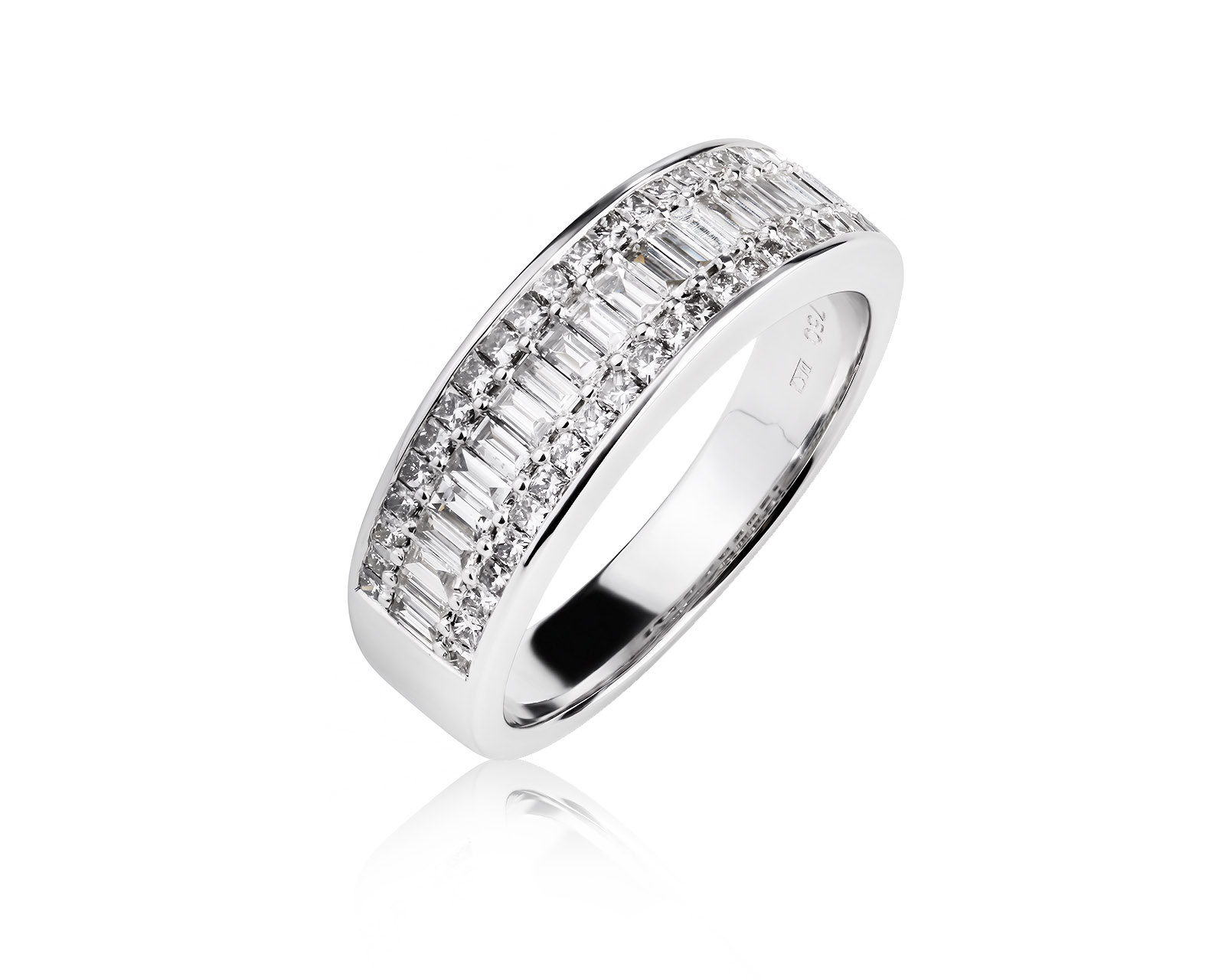 Золотое кольцо с бриллиантами 1.11ct 160626/2