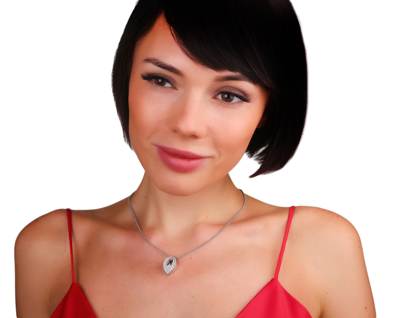 Прекрасная золотая подвеска с бриллиантами 0.91ct Chopard