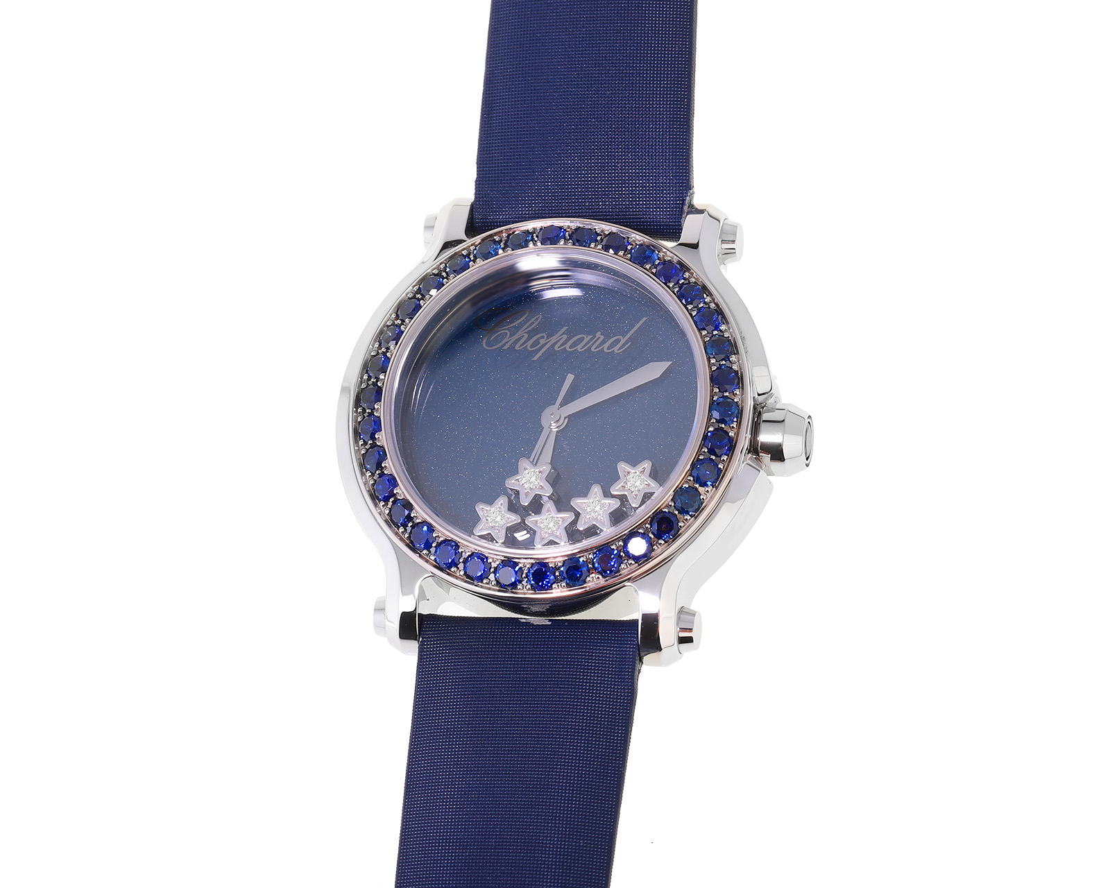 Оригинальные стальные часы Chopard Happy Sport 150th Anniversary